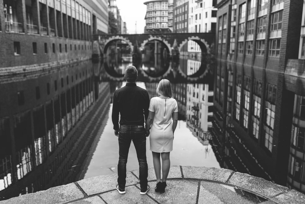 Paarshooting in der Hamburger City, Fleetinsel und Alster